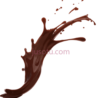 牛奶巧克力飞溅,milk chocolate splash PNG