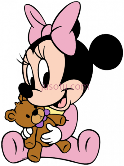 米妮老鼠宝宝,minnie mouse baby PNG