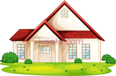 房子,dream house cartoon PNG