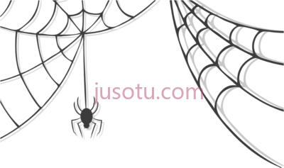 万圣节蜘蛛网熊,halloween cobwebs spider web bear PNG